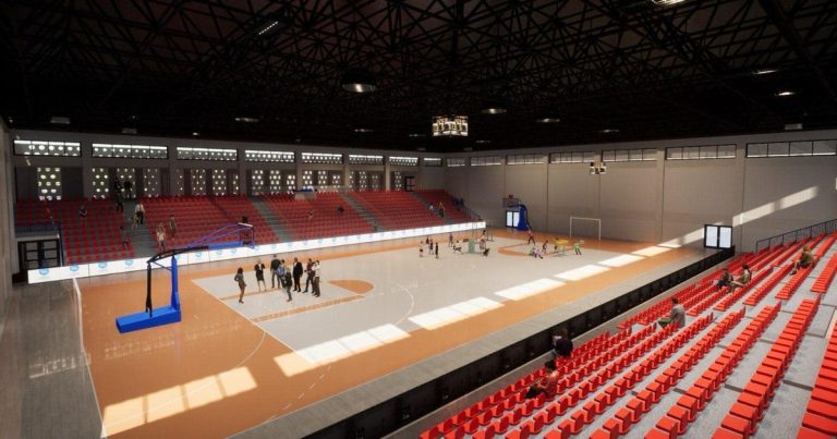 Sală Polivalentă de cinci stele. Cum va arăta cea mai mare sală de sport din Dâmbovița VIDEO